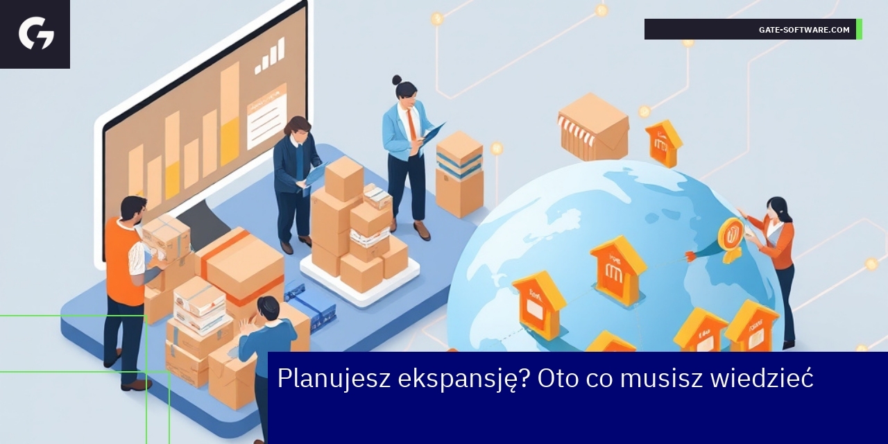 Schemat skalowalności i modułów Magento multistore
