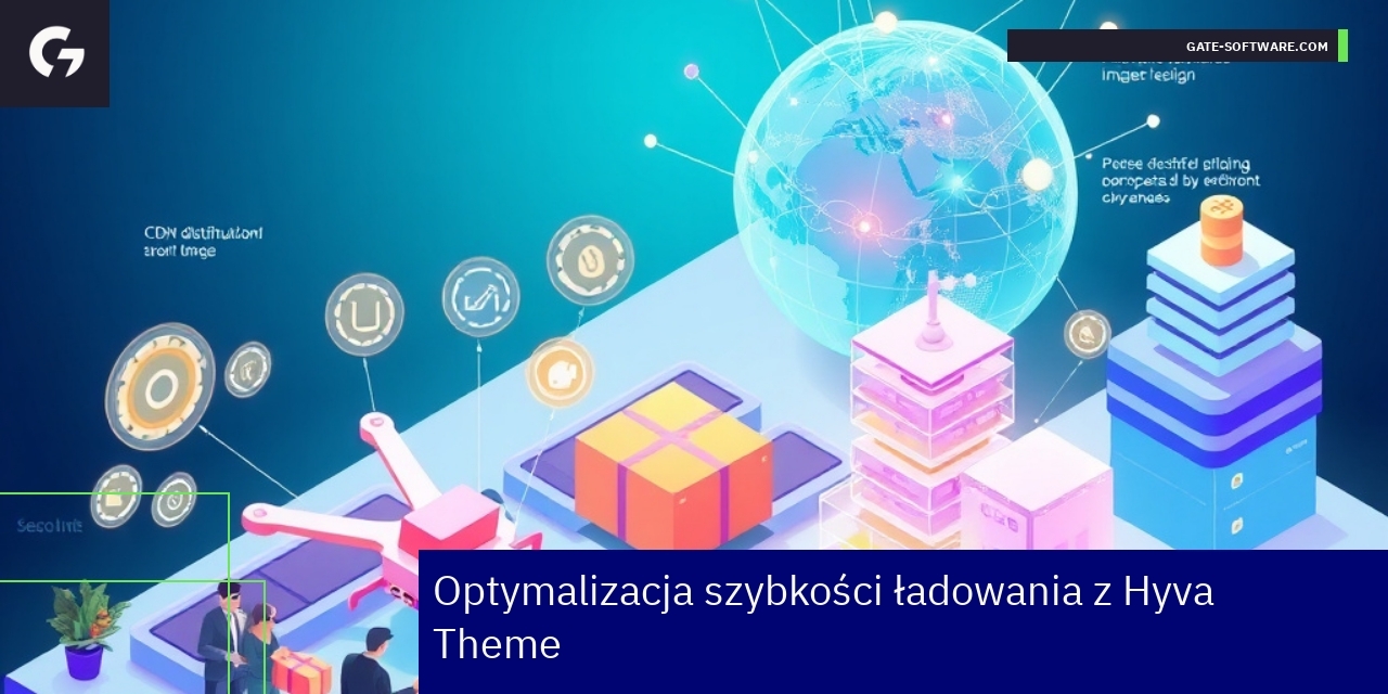 Schemat technik optymalizacji ładowania stron Hyva