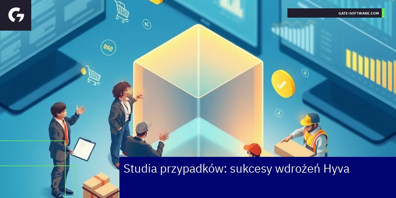 Sukcesy wdrożeń Hyva w Magento dla e-commerce Wykresy i ilustracje optymalizacji sklepu Magento