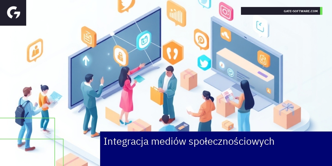 Ikony mediów społecznościowych i logo Magento 2
