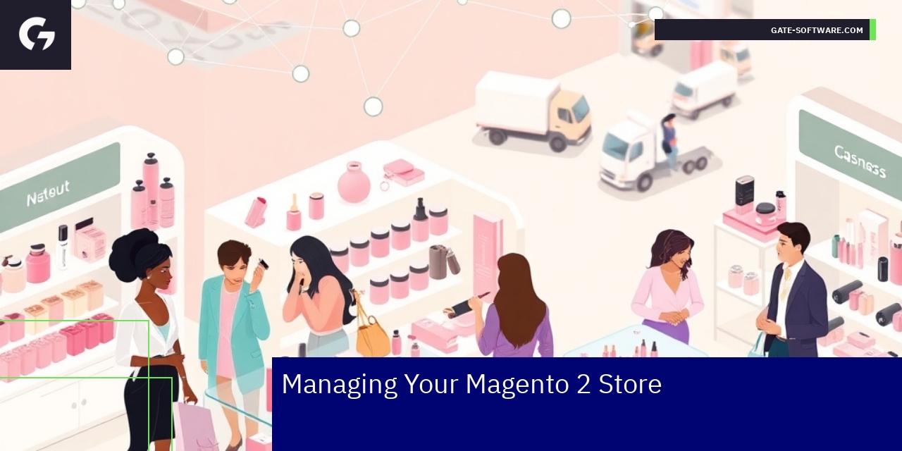 Managing Magento 2 Cosmetics Store Effectively Magento 2 store dashboard with cosmetics products