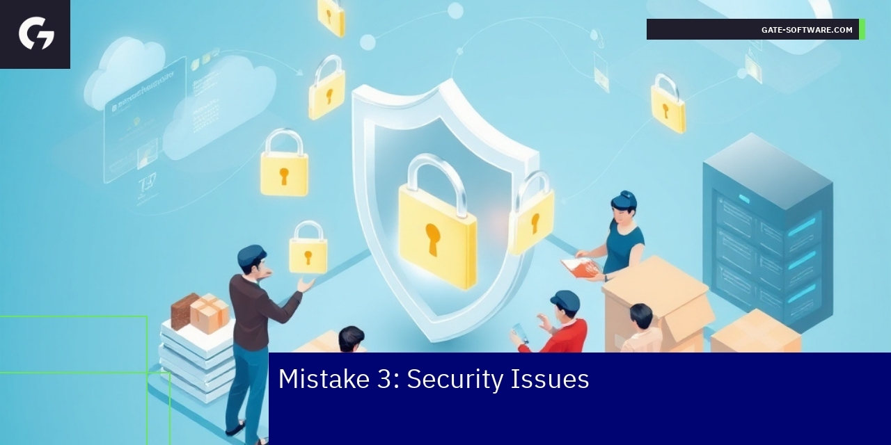 Magento 2 security shield icon with error warning