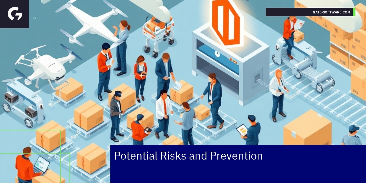 Diagram showing automation risks and prevention steps