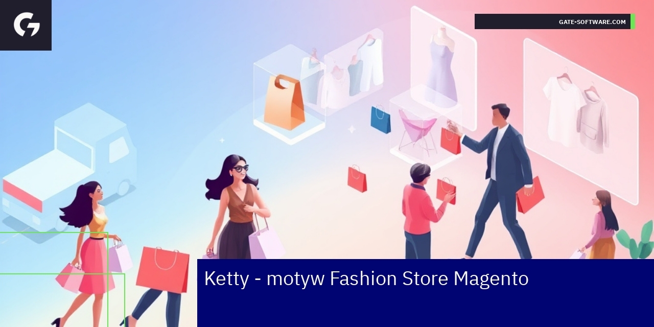 Responsywny motyw Magento z modnymi produktami