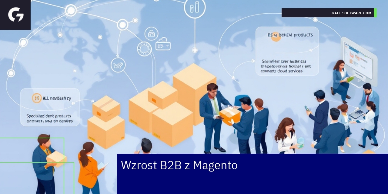 Schemat wzrostu sprzedaży B2B na różnych rynkach