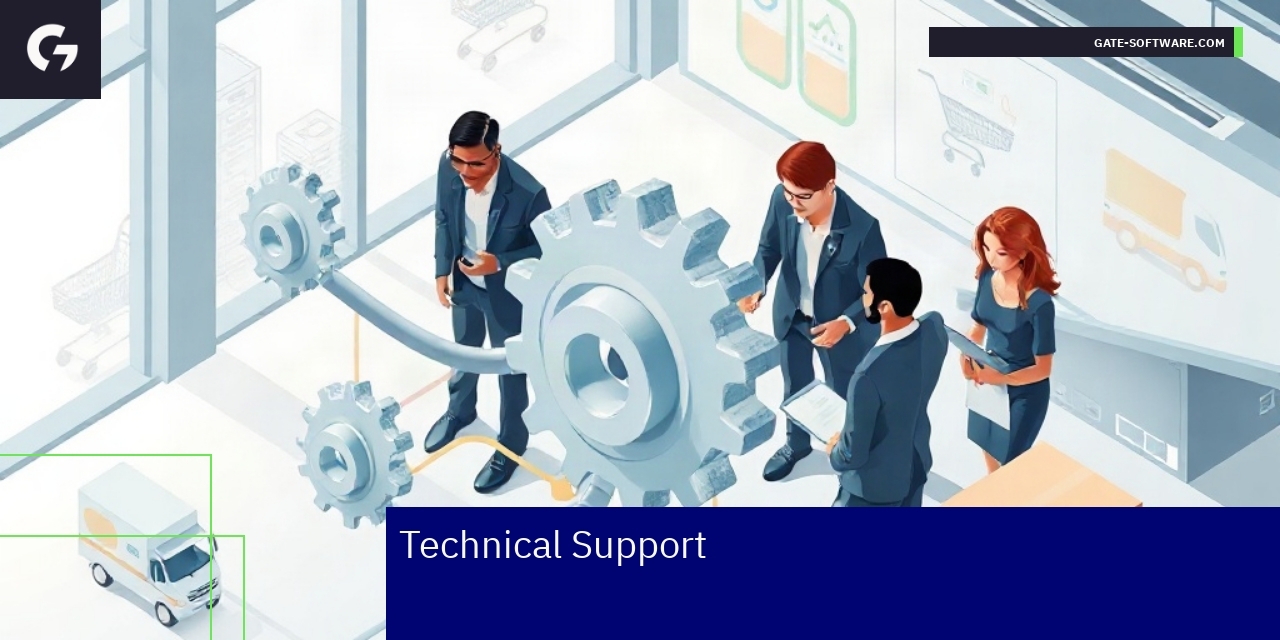 Support team working on eCommerce platform issues