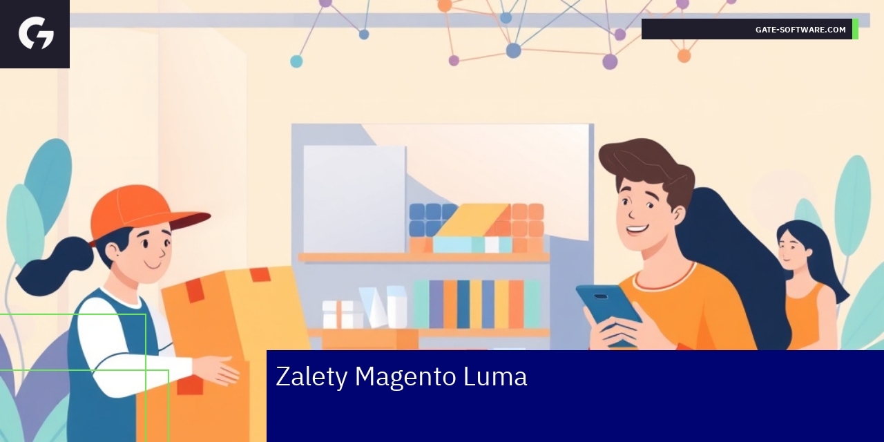 Różnorodne funkcje i cechy Magento Luma na komputerze i telefonie