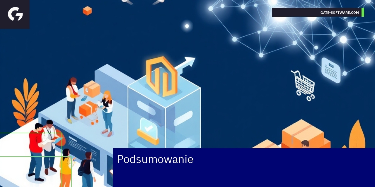 grafika przedstawiająca rozwój sklepu internetowego Magento 2