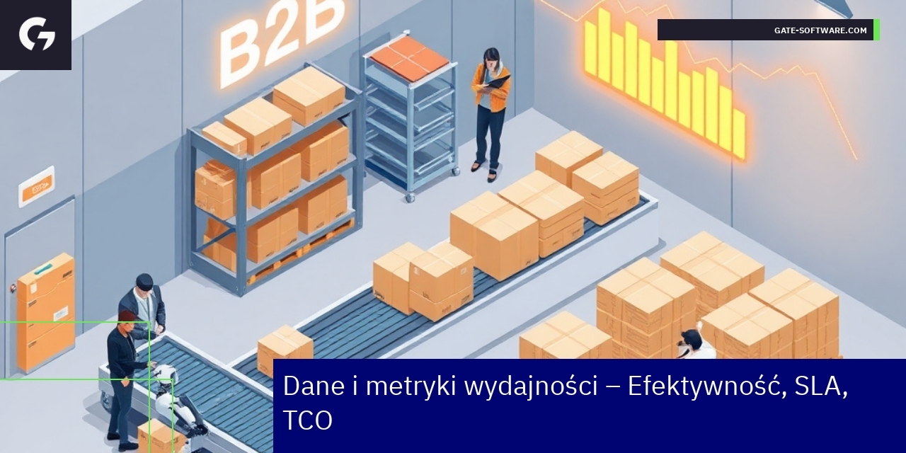 Wykresy i liczby obrazujące efektywność projektów B2B