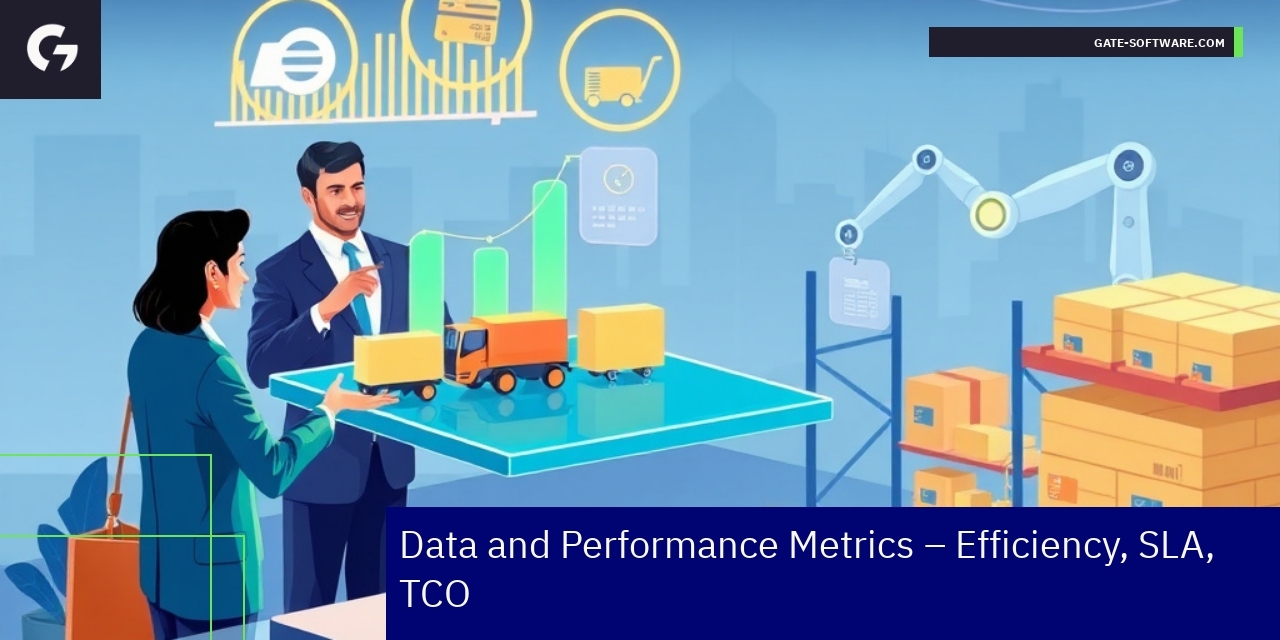 Gate-Software B2B Performance Metrics Graphs showing project metrics and software performance
