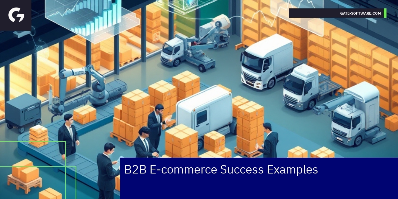 Business buyer analyzing e-commerce platform on laptop