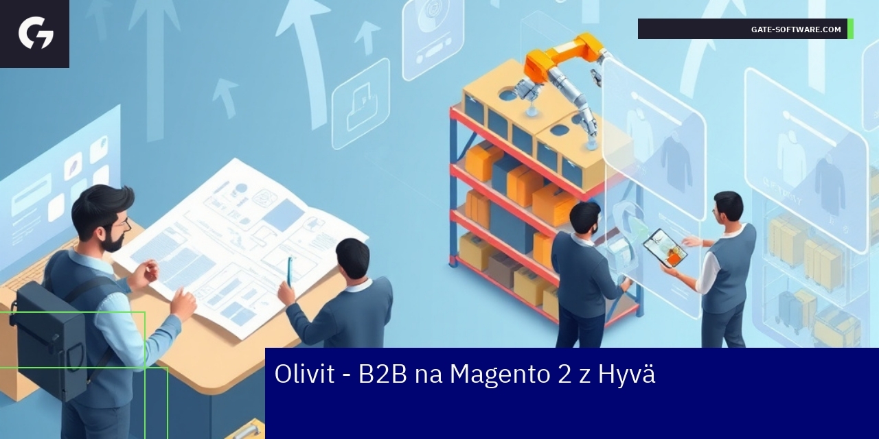 Wdrożenie Hyvä w projekcie Olivit B2B Magento 2 Schemat integracji Hyvä z Magento 2 dla B2B