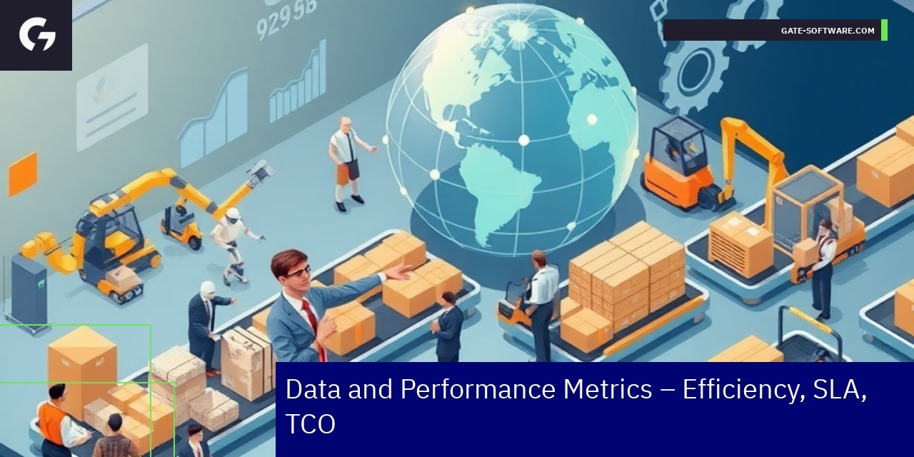 Charts showing project success and SLA uptime