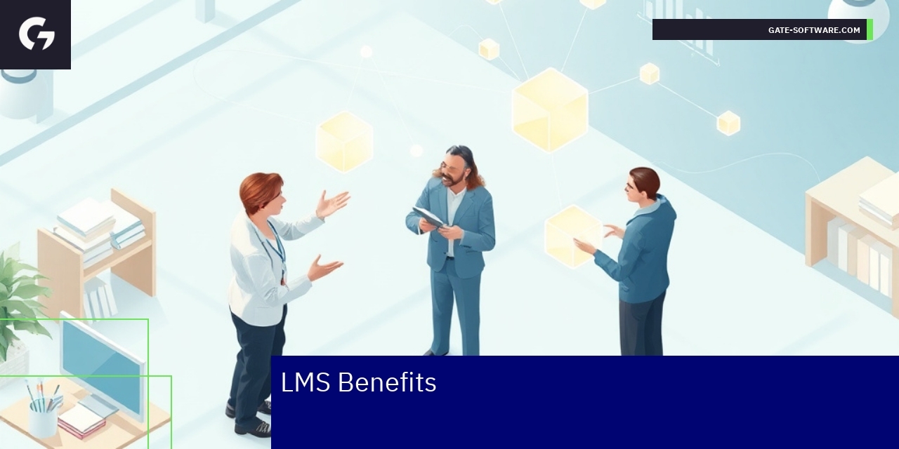 Educators and students using LMS platform