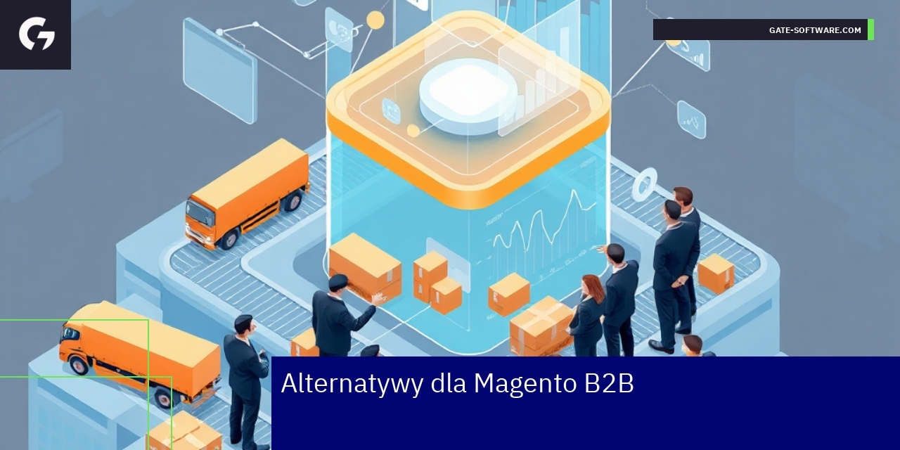 Schemat platformy e-commerce dla biznesu B2B