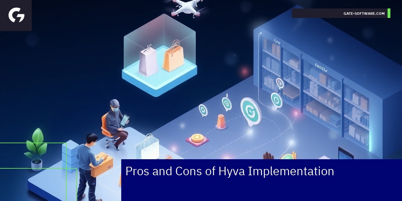 Hyva implementation workflow and risk diagram