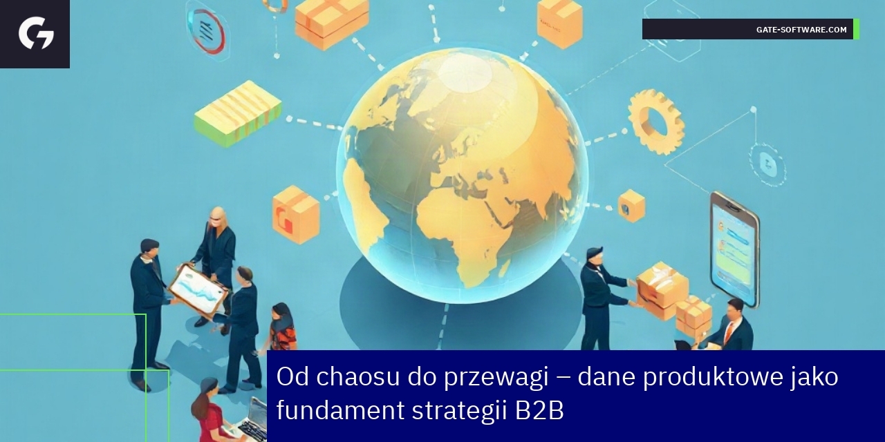 Ilustracja centralizacji i technologii zarządzania danymi