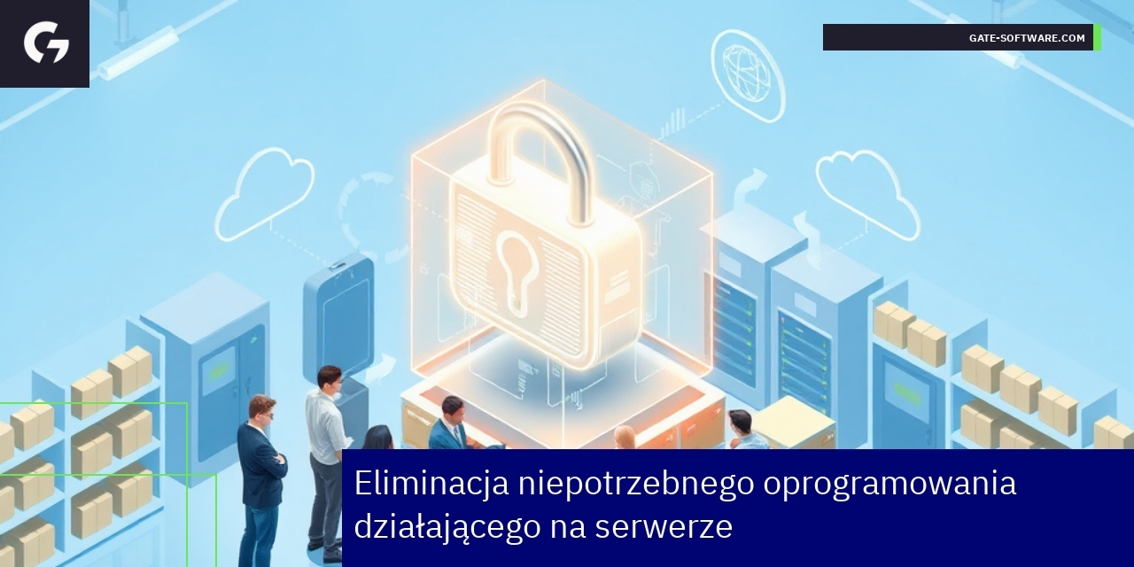 Schemat zabezpieczeń serwera i eliminacji oprogramowania