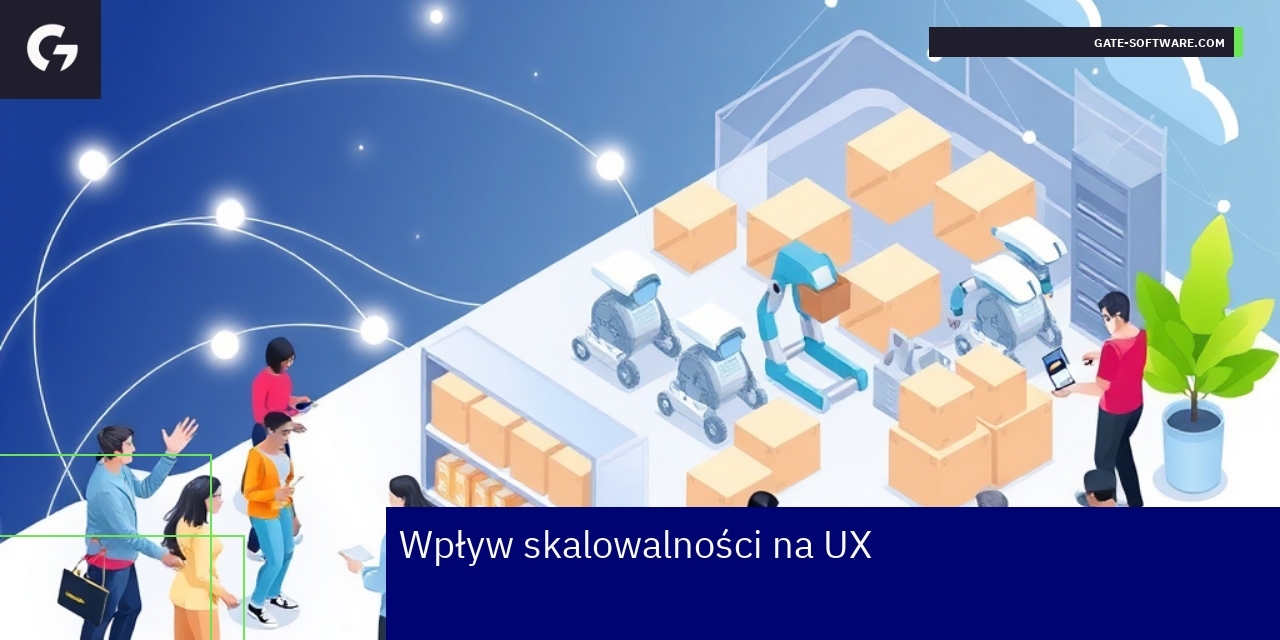 Schemat skalowalnej platformy cyfrowej i UX