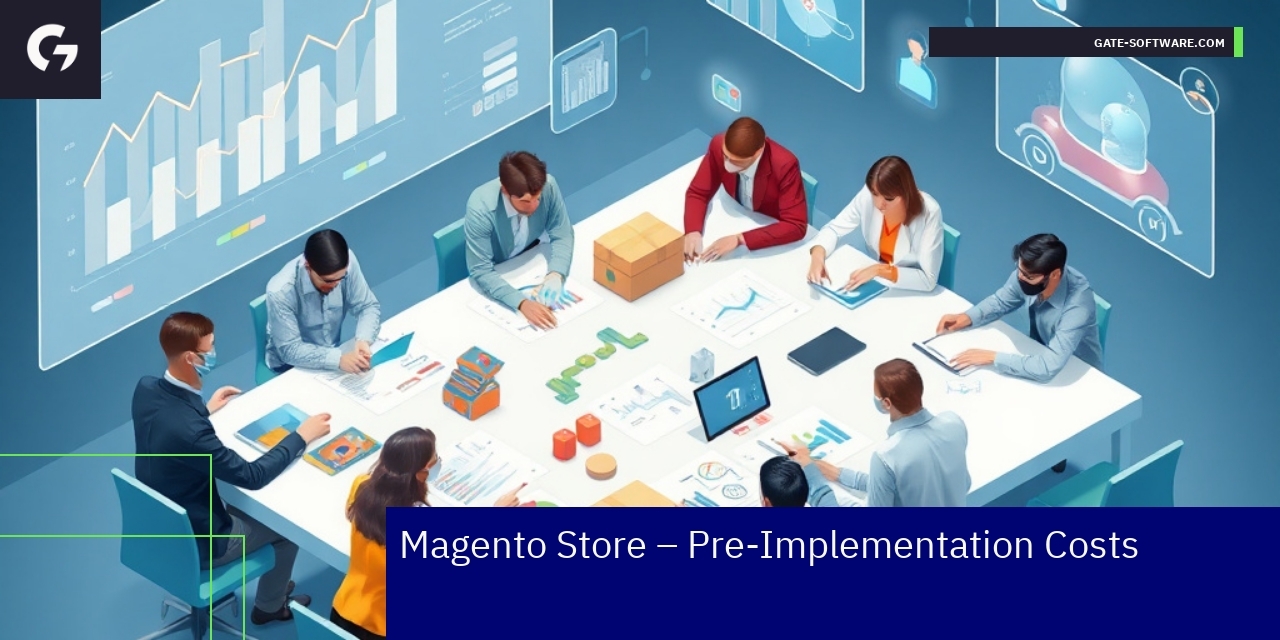 Graphical chart illustrating Magento cost reduction strategies