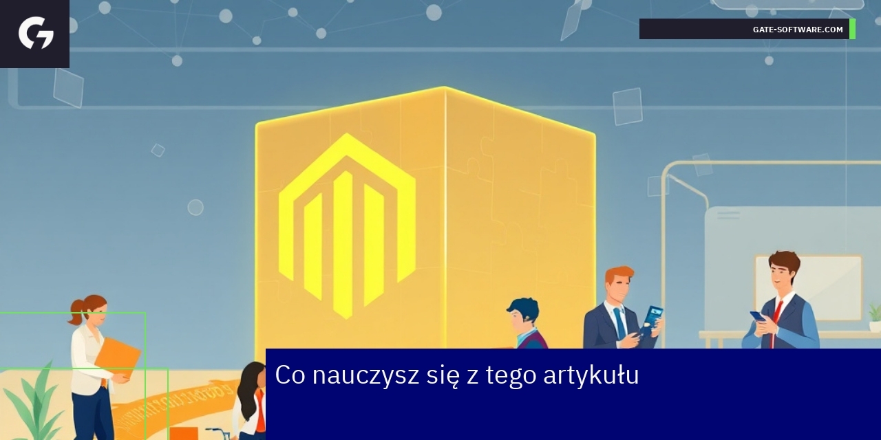Schemat rozwoju sklepu e-commerce i integracji Magento
