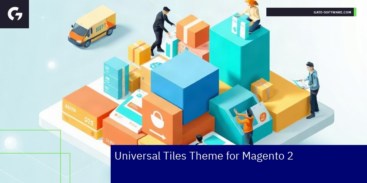 Modular tile-based eCommerce website layout design