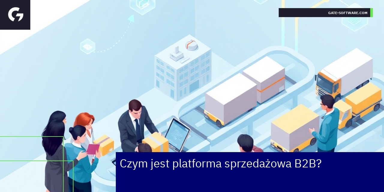 Schemat działania platformy sprzedażowej B2B