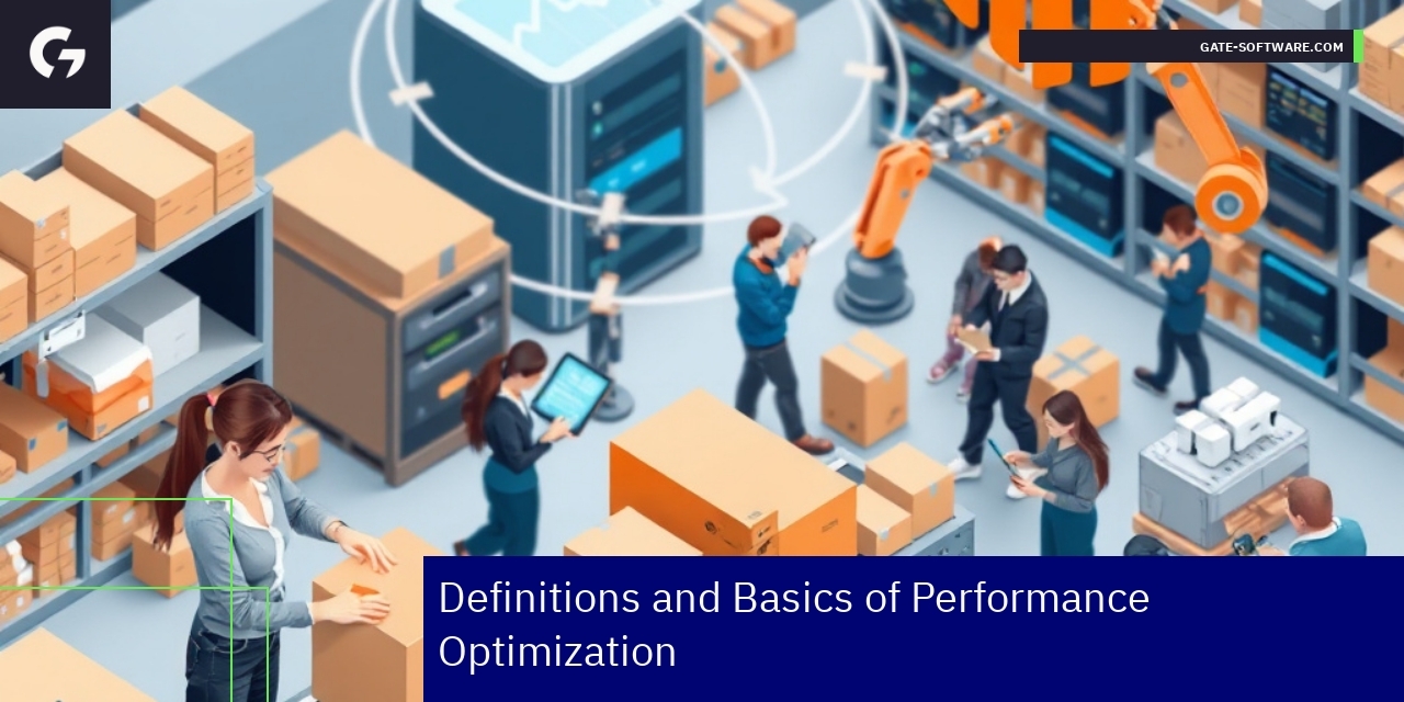 Diagram showing Magento optimization techniques and metrics