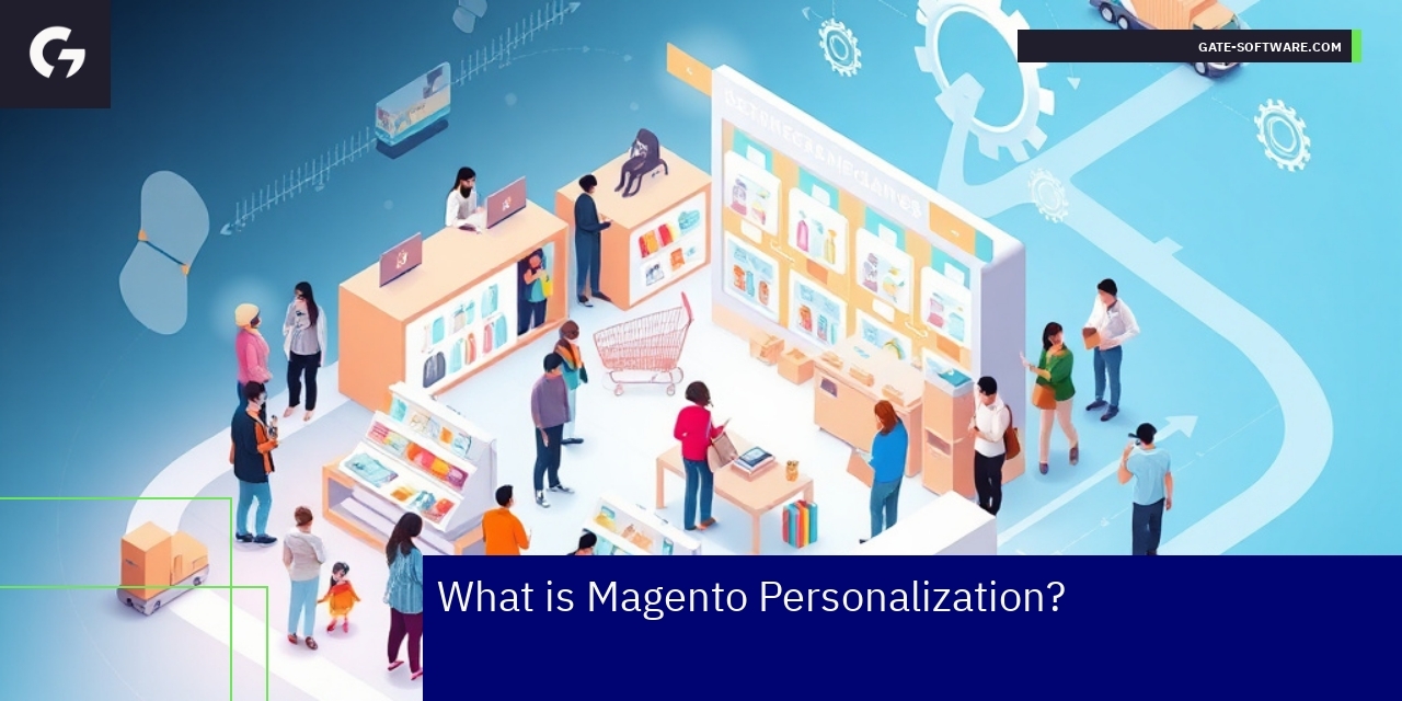 Diagram showing Magento personalization components