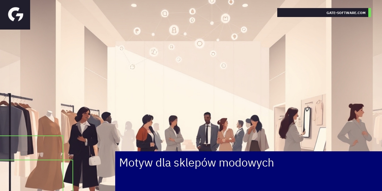 Nowoczesny design sklepu modowego z integracją social media