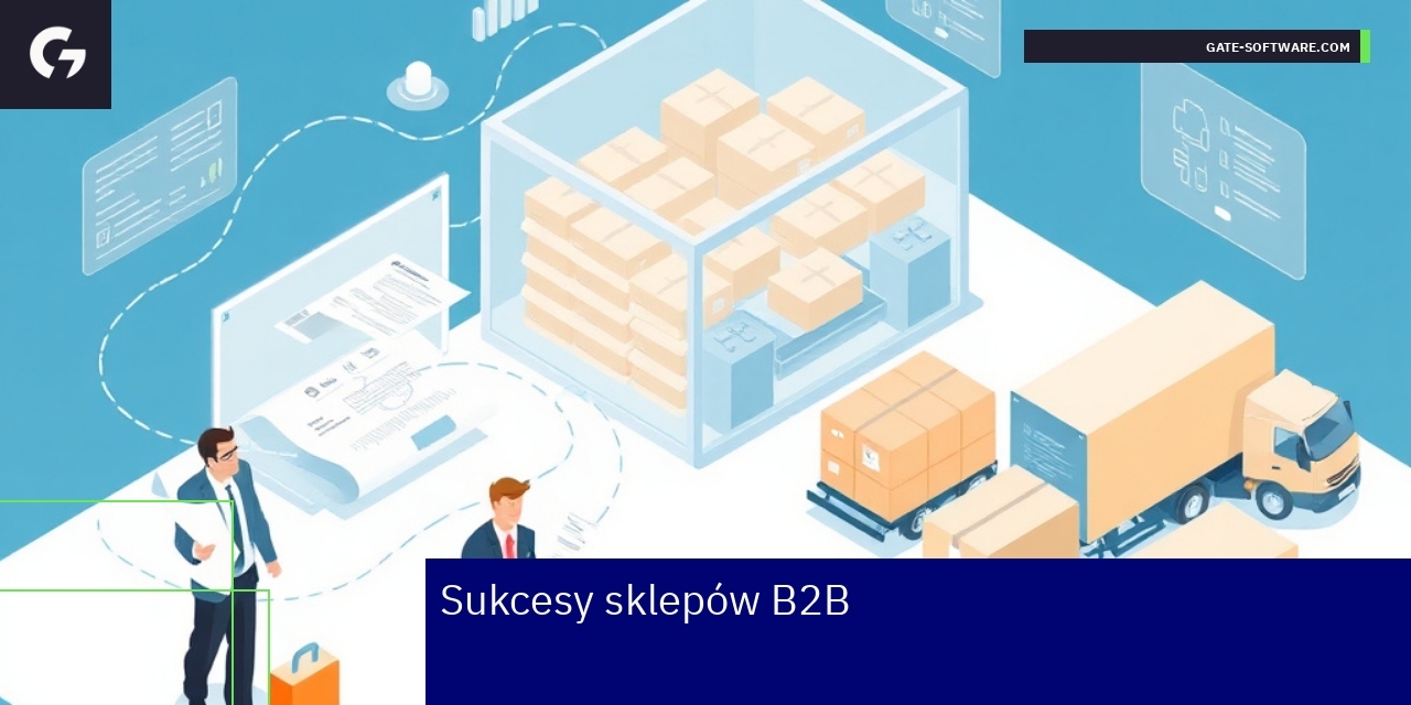 Sukces sklepów B2B dzięki technologii i UX Schemat sukcesu sklepu B2B z technologią i UX