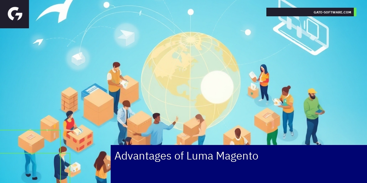 Luma Magento eCommerce features icons and layout