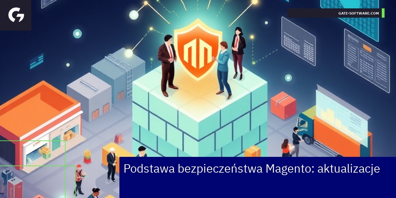 Symbol tarczy i wskazanie aktualizacji systemu