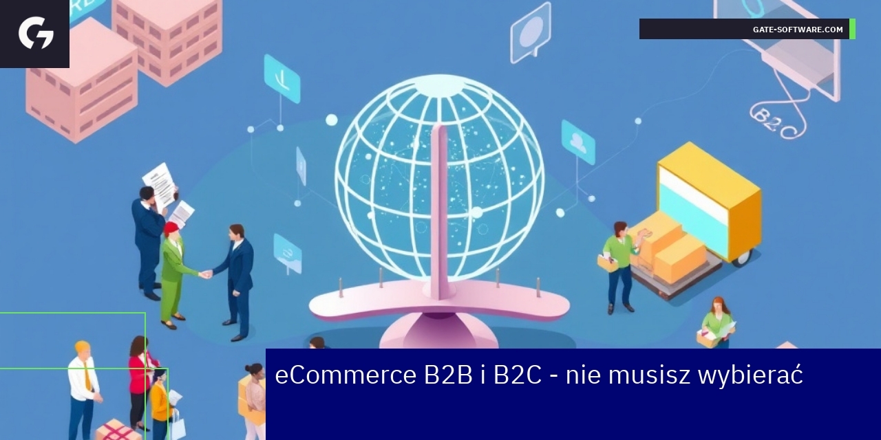Schemat różnic i korzyści modeli B2B oraz B2C