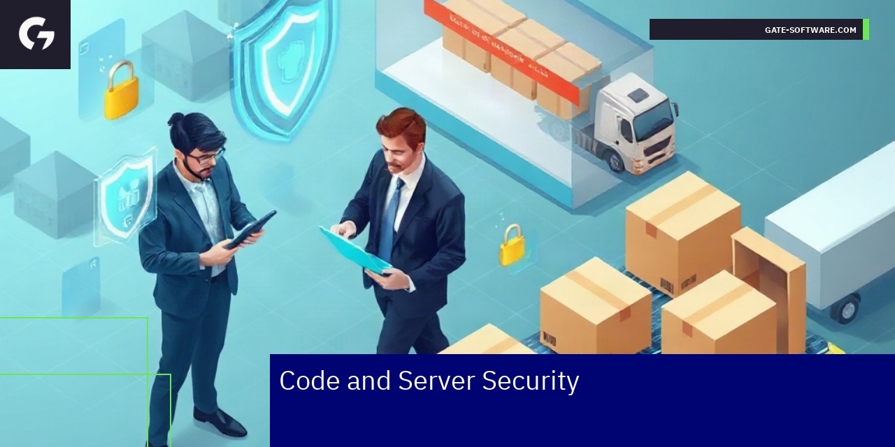 Security Best Practices for Hyva Magento 2 Shield representing code and server security layers