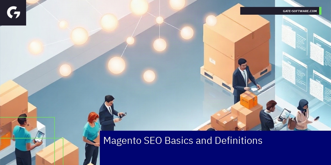 Illustration of Magento SEO concepts and terms