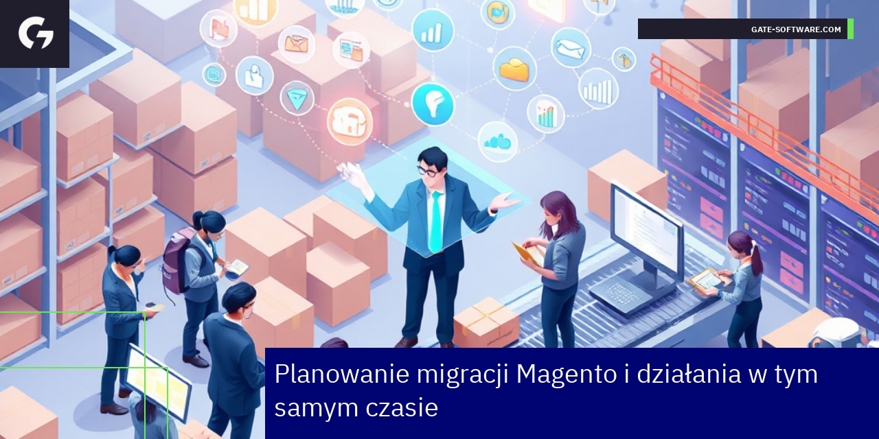Schemat migracji Magento i integracji systemów