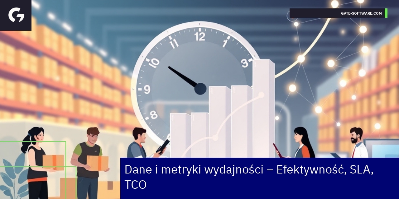 Infografika pokazująca efektywność i SLA