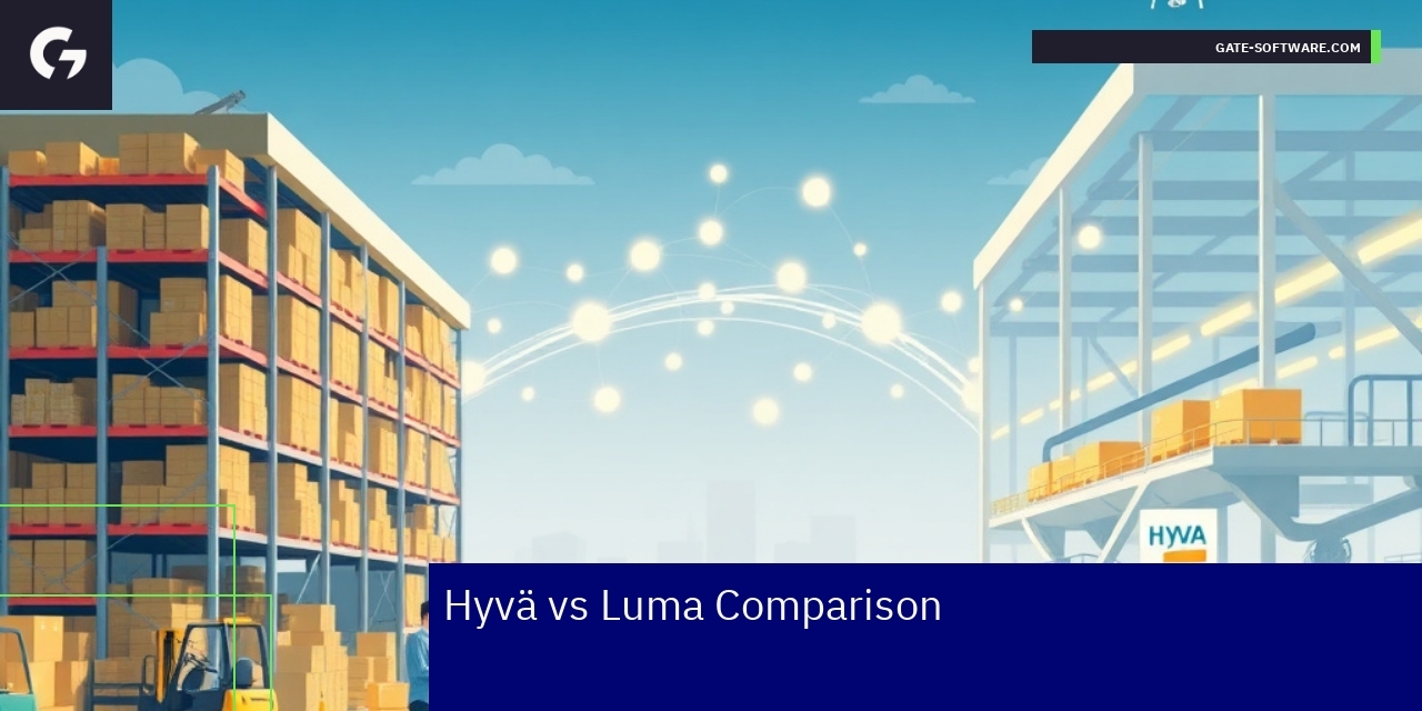 Comparison chart of Hyvä and Luma frontend features