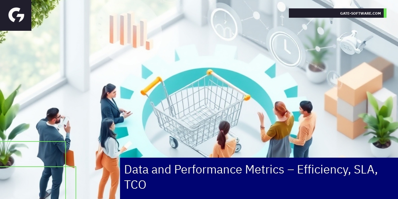 Graph showing project times and uptime percentages