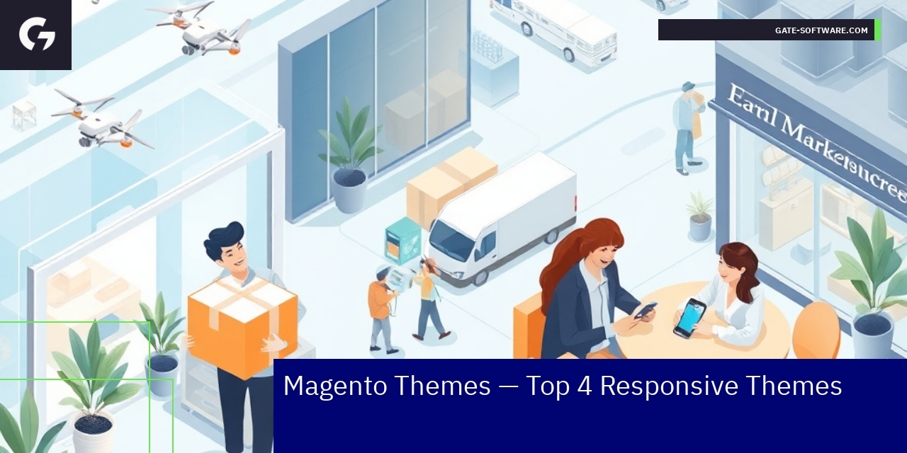 Responsive Magento themes comparison and support
