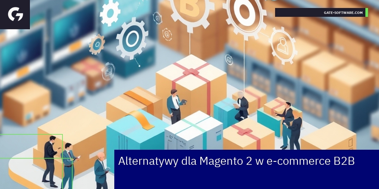Schemat platform e-commerce B2B z integracją systemów