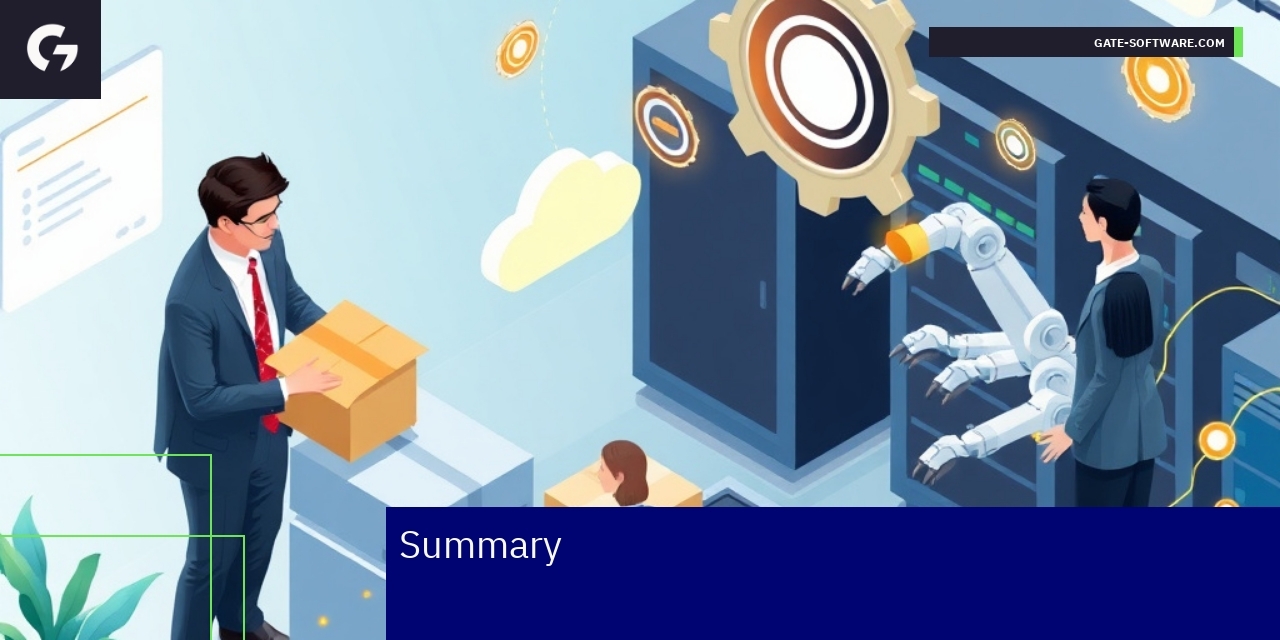 Illustration of automated e-commerce workflows