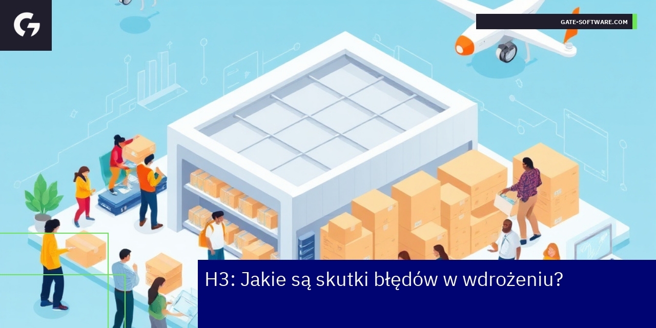 Grafika przedstawiająca błędy wdrożenia i ich konsekwencje