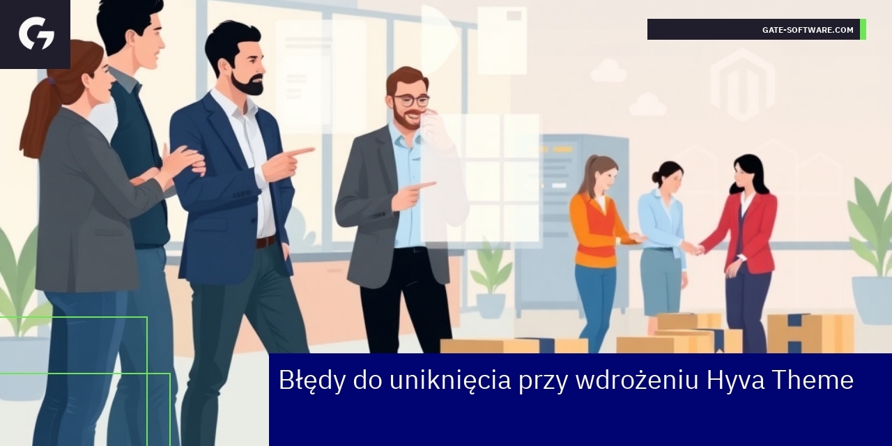 Schemat błędów wdrożenia Hyva Theme w Magento
