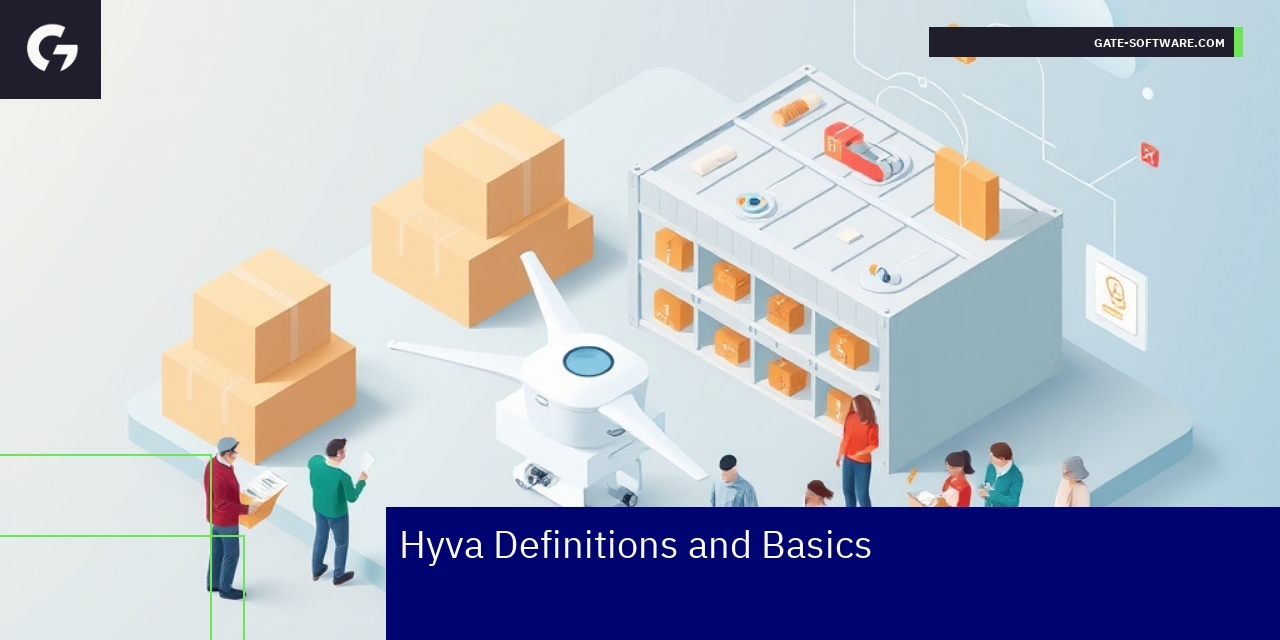 Diagram showing Hyva features and Magento integration