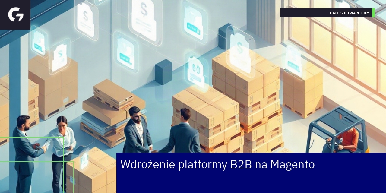 Schemat funkcji platformy B2B na Magento