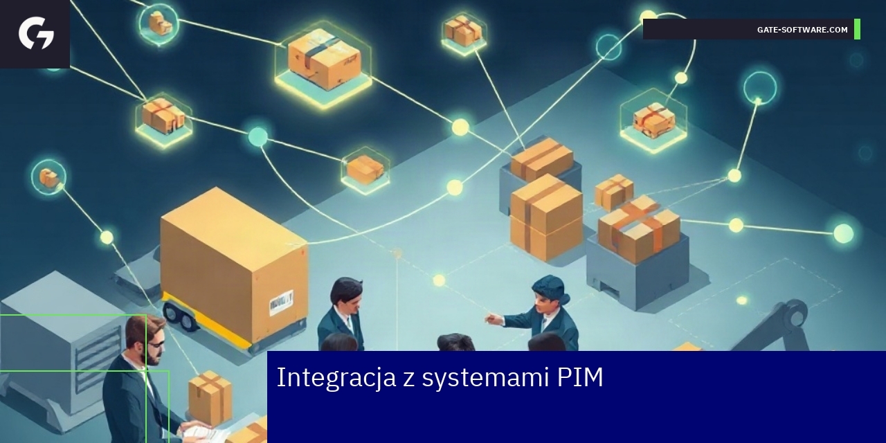 Schemat integracji PIM z Magento 2 platformą B2B
