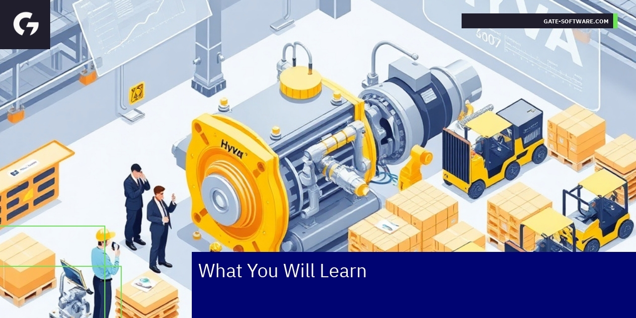 Industrial hydraulic components with digital monitoring