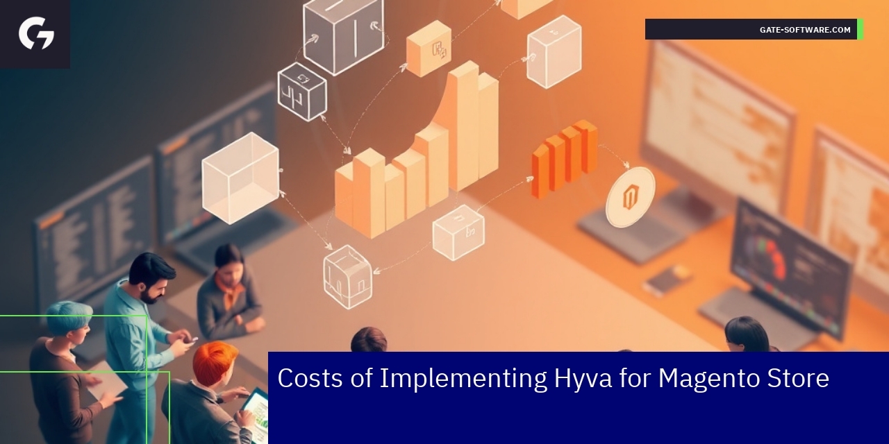 Graph illustrating Hyva implementation cost factors